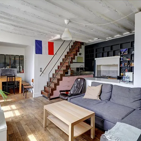 Apartment 121-big In Le Marais Paris